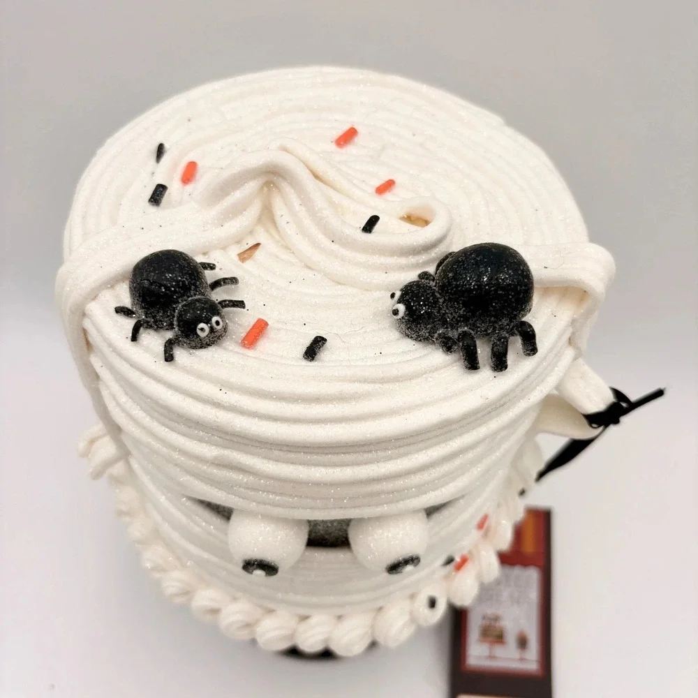 Sweet Treats Halloween Summerween Mummy Faux Cake Decoration Pedestal Stand